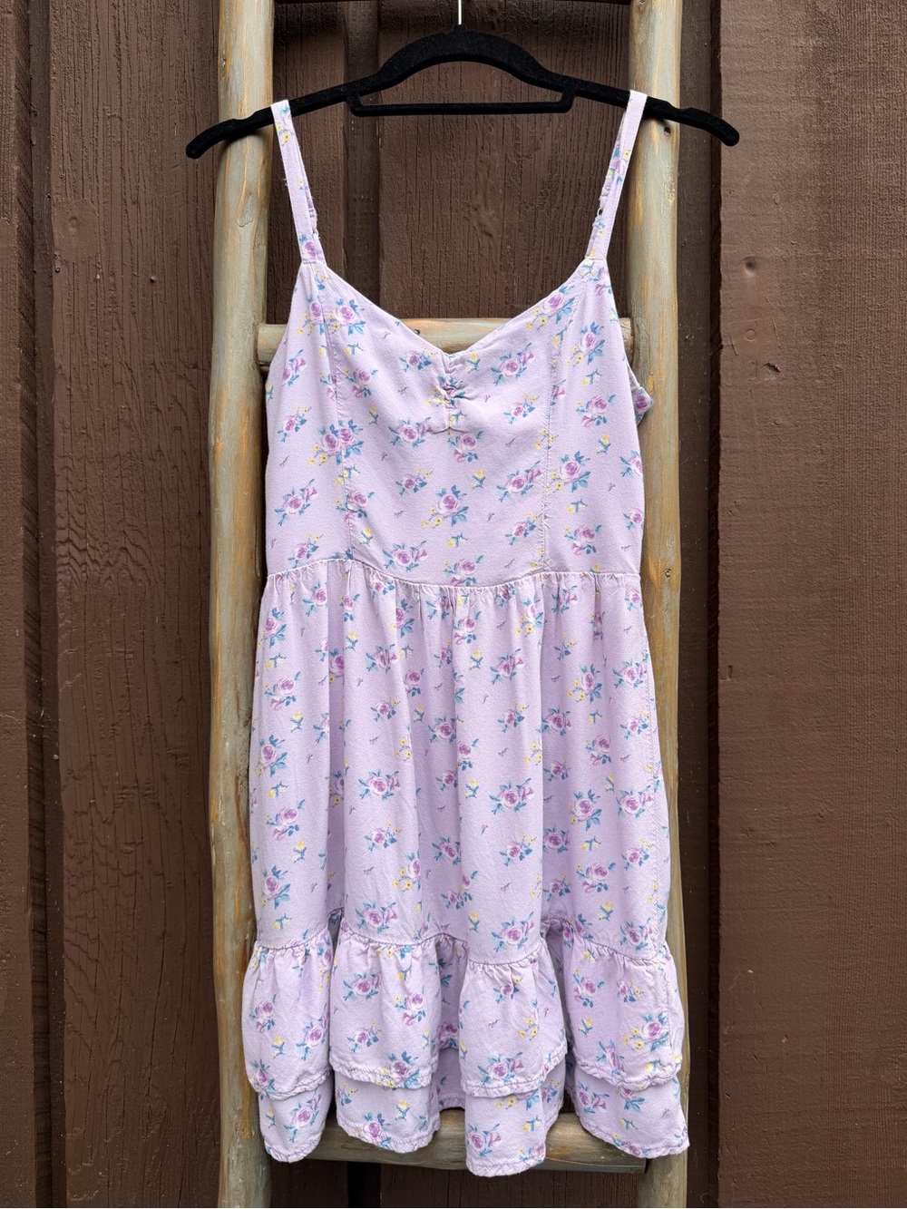 Hollister Babydoll Sundress Fairy Coquette Lavender XS Y2K Cottagecore